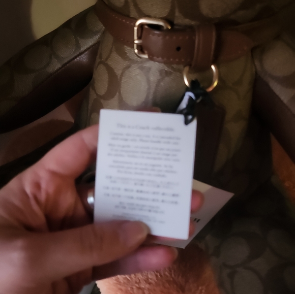 Coach Collectible Bear In Signature Canvas - Picture 2 of 6